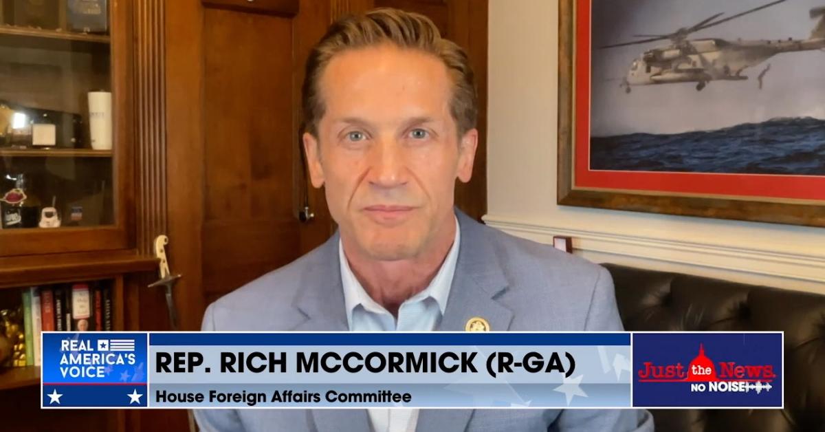 Rep. Rich McCormick points out problem with Biden’s argument for